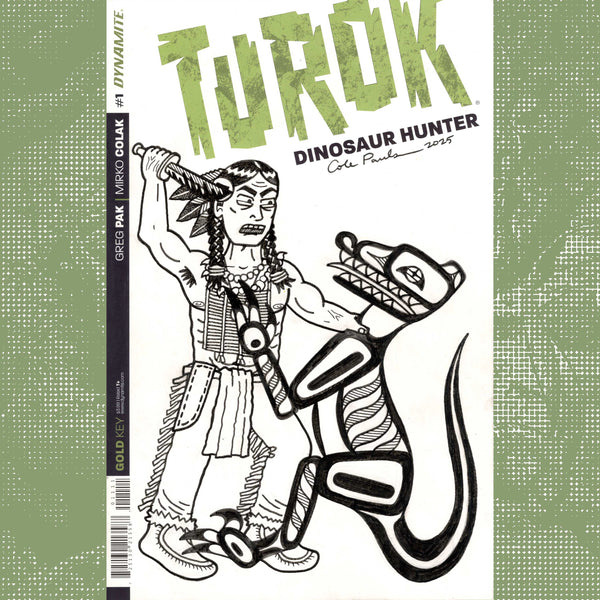 Turok Dinosaur Hunter Sketch Cover