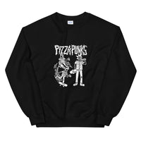 Pizza Punks Skater Black Sweatshirt
