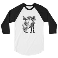 Pizza Punks Skater Baseball Tee